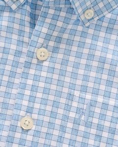 Westwood Navy Performance Jr. Button Up Shirt