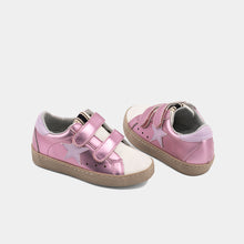 Load image into Gallery viewer, ShuShop Toddler Sunny Mini Metallic Light Pink Sneakers