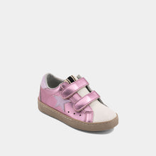 Load image into Gallery viewer, ShuShop Toddler Sunny Mini Metallic Light Pink Sneakers