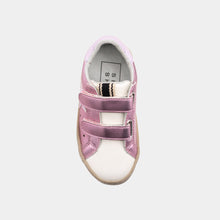 Load image into Gallery viewer, ShuShop Toddler Sunny Mini Metallic Light Pink Sneakers