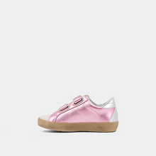 Load image into Gallery viewer, ShuShop Toddler Sunny Metallic Pink Sneakers