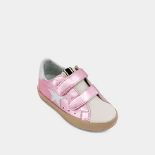 Load image into Gallery viewer, ShuShop Toddler Sunny Metallic Pink Sneakers