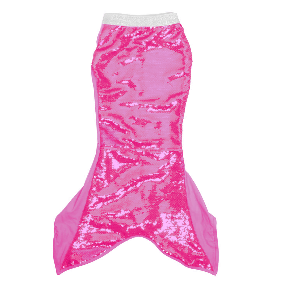 Sequin Tail- Hot Pink