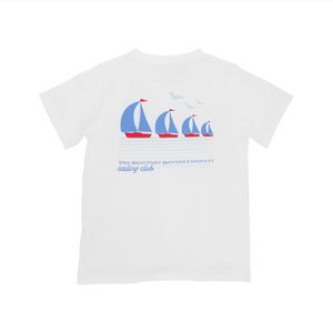 Sir Proper's T-Shirt Worth Avenue White/Sailing Club