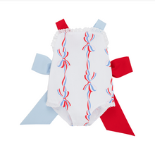 Load image into Gallery viewer, Sisi Sunsuit - America&#39;s Birthday Bows/Buckhead Blue/Richmond Red