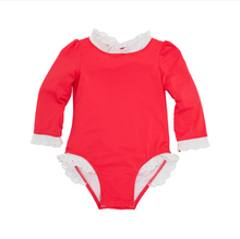 Load image into Gallery viewer, Sarasota Surf Suit Richmond Red/Worth Avenue White