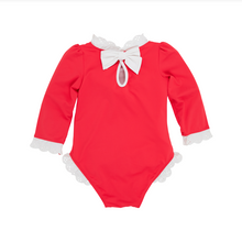 Load image into Gallery viewer, Sarasota Surf Suit Richmond Red/Worth Avenue White