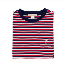 Load image into Gallery viewer, Carter Crewneck - Pocket and Stork Kennedy Cruise Stripe/Multicolor