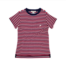 Load image into Gallery viewer, Carter Crewneck - Pocket and Stork Kennedy Cruise Stripe/Multicolor