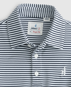 Wake Hunter Jr. Striped Mesh Performance Polo