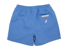 Load image into Gallery viewer, Twill Sheffield Shorts Sunrise Boulevard Blue With Saratoga Stone Stork