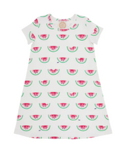 Load image into Gallery viewer, Short Sleeve Watermelon Weather Polly Play Dress