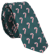 Load image into Gallery viewer, Candy Cane Neck Tie