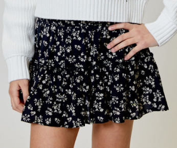 Black Combo Skort