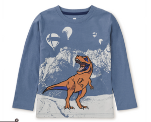 T-Rex & Mountains Graphic Tee