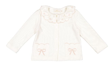 Pink Bows Knit Cardigan