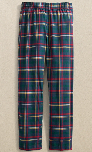 Kids Dress Blue Holiday Tartan Lounge Pants