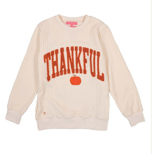 Thankful Braided Crewneck