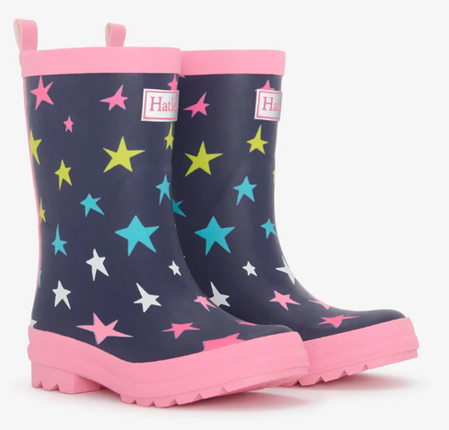 Ombre Stars Matte Rain Boots