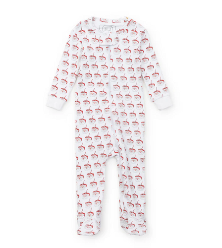 Parker Zipper Pajama - Hot Cocoa Santa