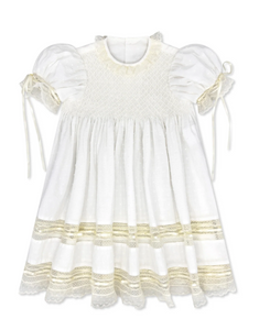 Margaret Dress - Spring White Swiss Dot