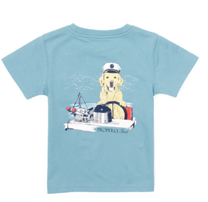 Boys Golden Captain SS Coastal Tee