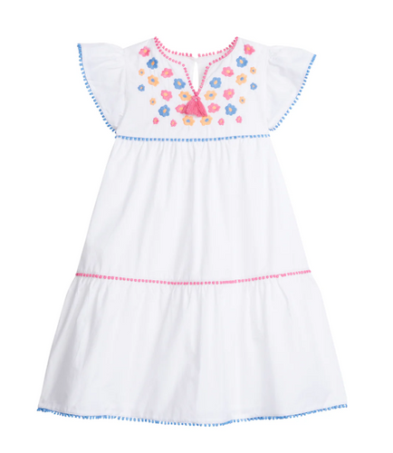 Multi Embroidery Positano Dress