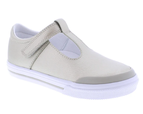 Footmates Drew Gold Leather Mary Jane