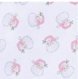 Santa Baby Pink Long Pajamas
