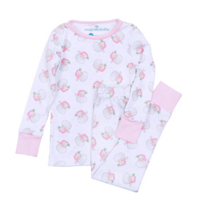 Santa Baby Pink Long Pajamas