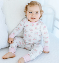 Load image into Gallery viewer, Santa Baby Pink Long Pajamas
