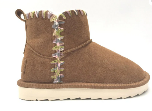 MIA Rubye Boot Chestnut Suede