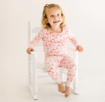 Candy Cane Lane Long Pajamas