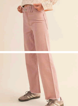 Load image into Gallery viewer, Wide Leg Flare in Mocha Rose