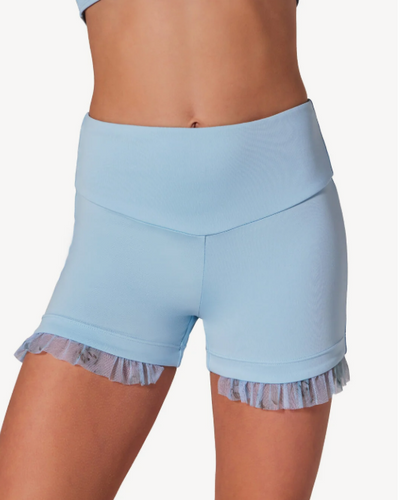 Light Blue Fleur Short