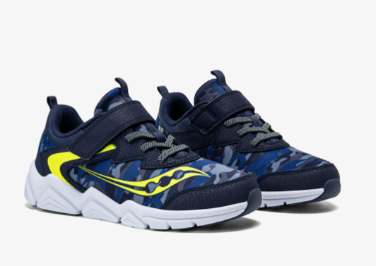 Saucony Navy & Lime Flash LE