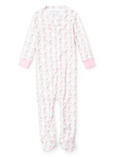 Load image into Gallery viewer, Easter Bunnies Pink Parker Girls's Zipper PJs