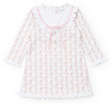 Load image into Gallery viewer, Easter Bunnies Pink Emersyn Girls' Dress