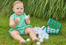 Load image into Gallery viewer, Blue Paws on Par Round Neck Bubble