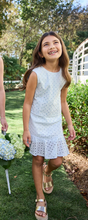 Load image into Gallery viewer, Cleo Light Aqua Eyelet Dress