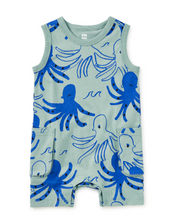 Load image into Gallery viewer, Sketched Octopus Sleeveless Baby Romper