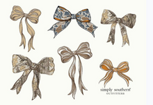 Load image into Gallery viewer, Women's Camo Bow and Ribbon T-Shirt