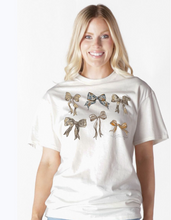Load image into Gallery viewer, Women's Camo Bow and Ribbon T-Shirt