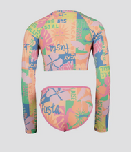 Load image into Gallery viewer, Sun Scape Crop Rashguard Set