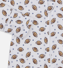 Load image into Gallery viewer, Football Season Zipper Footie