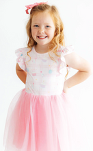 Load image into Gallery viewer, Birthday Magic Flutter Sleeve Tutu Dress