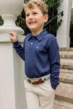 Load image into Gallery viewer, Harry Long Sleeve Polo - Nav