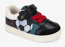 Load image into Gallery viewer, Stride Rite Lighted Goal Sneaker-Black Multi