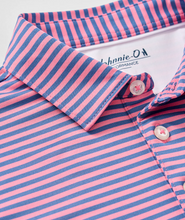Load image into Gallery viewer, Performance Jersey Jr. Polo - Cruz Stripe- Palm Lake