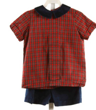 Load image into Gallery viewer, Red Plaid Short Set
